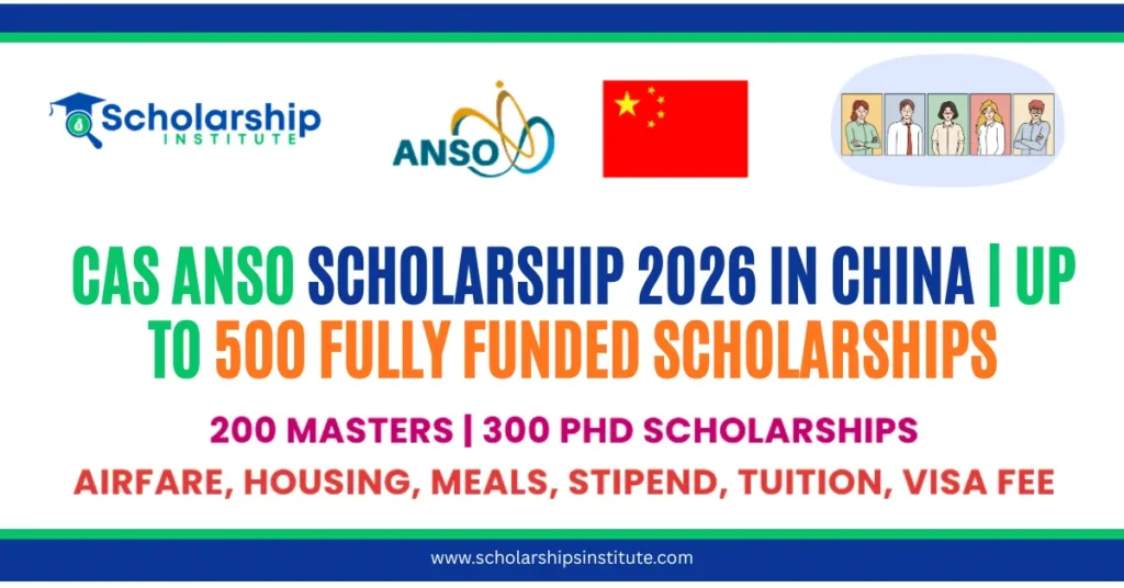 ANSO Scholarship 2026 in China