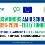 Erasmus Mundus AMIR Scholarship 2026-2028 – Fully Funded Master Program