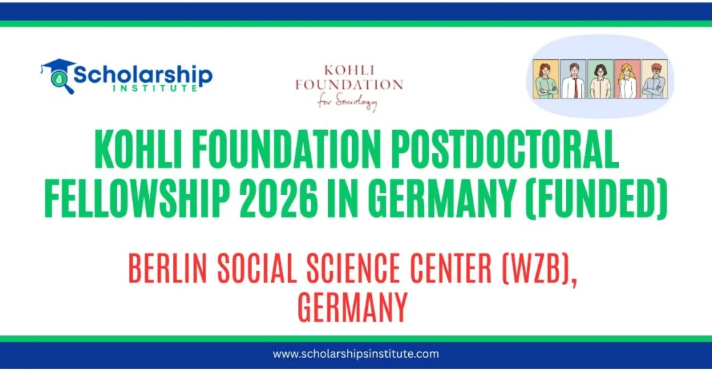 Kohli Foundation Postdoctoral