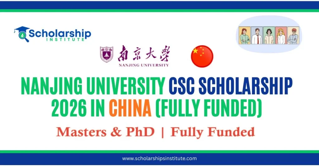 Nanjing University CSC Scholarship