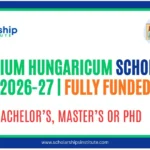 Stipendium Hungaricum Scholarship 2026-27 | Fully Funded