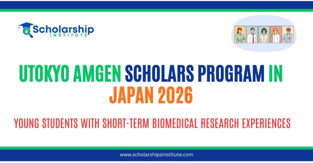 UTokyo Amgen Scholars Program in Japan 2026