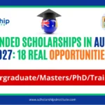 Fully Funded Scholarships in Australia 2027: 18 Real Opportunities for International Students