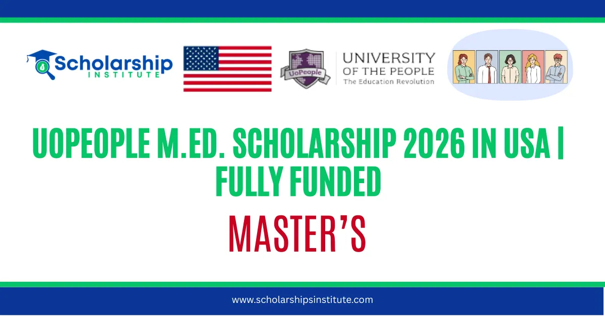 UoPeople M.Ed. Scholarship 2026