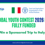 FAO Global Youth Contest 2026 in Italy | Fully Funded Trip to Rome