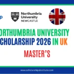 Northumbria University Scholarship 2026 in UK: Live Funding, Eligibility, and How to Apply