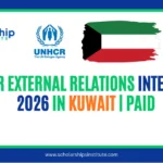 UNHCR External Relations Internship 2026 in Kuwait | Paid