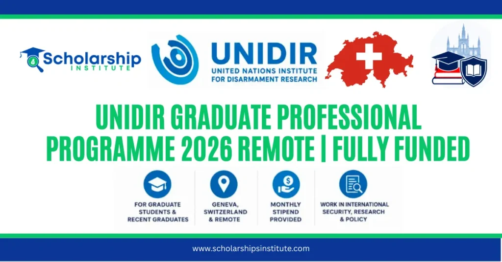 UNIDIR Graduate Professional Programme