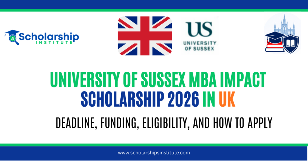 University of Sussex MBA Impact Scholarship