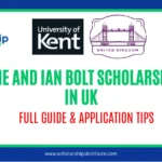 Christine and Ian Bolt Scholarship 2026 in UK — Full Guide & Application Tips