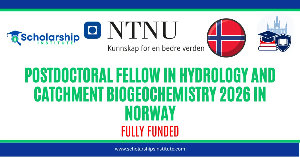 Postdoctoral Fellow in Hydrology and Catchment Biogeochemistry
