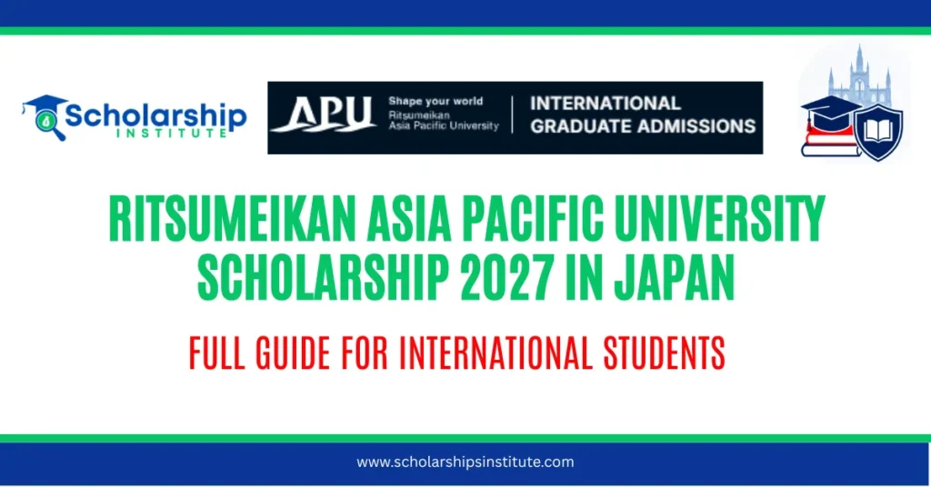Ritsumeikan Asia Pacific University Scholarship