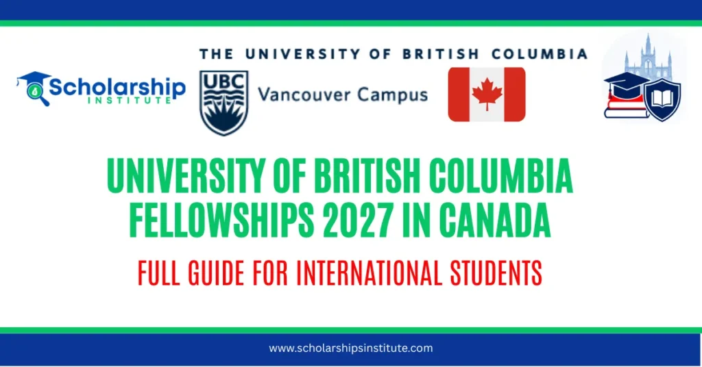 University of British Columbia Fellowships