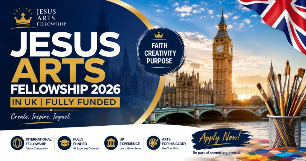 Jesus Arts Fellowship 2026 (Arts Research, UK)