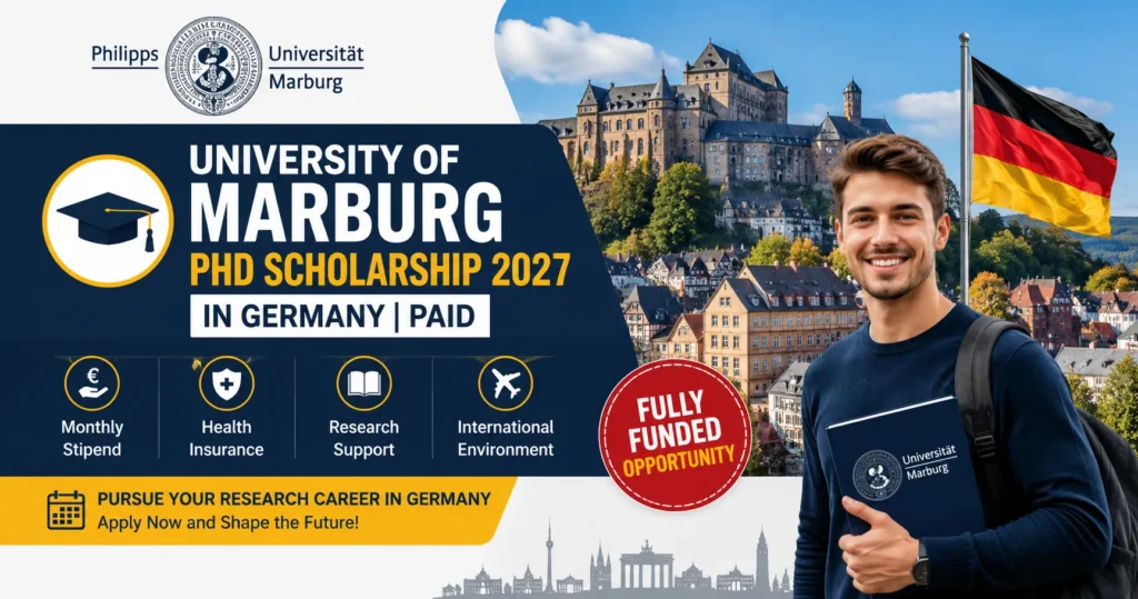 University of Marburg PhD Scholarship 2027 in Germany — Fully Funded Positions & How to Apply